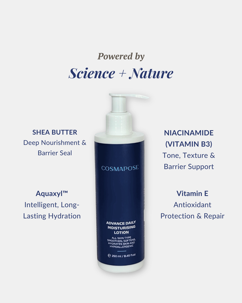 Advance Daily Moisturising Lotion for all skin types. Body Lotion Cream 
