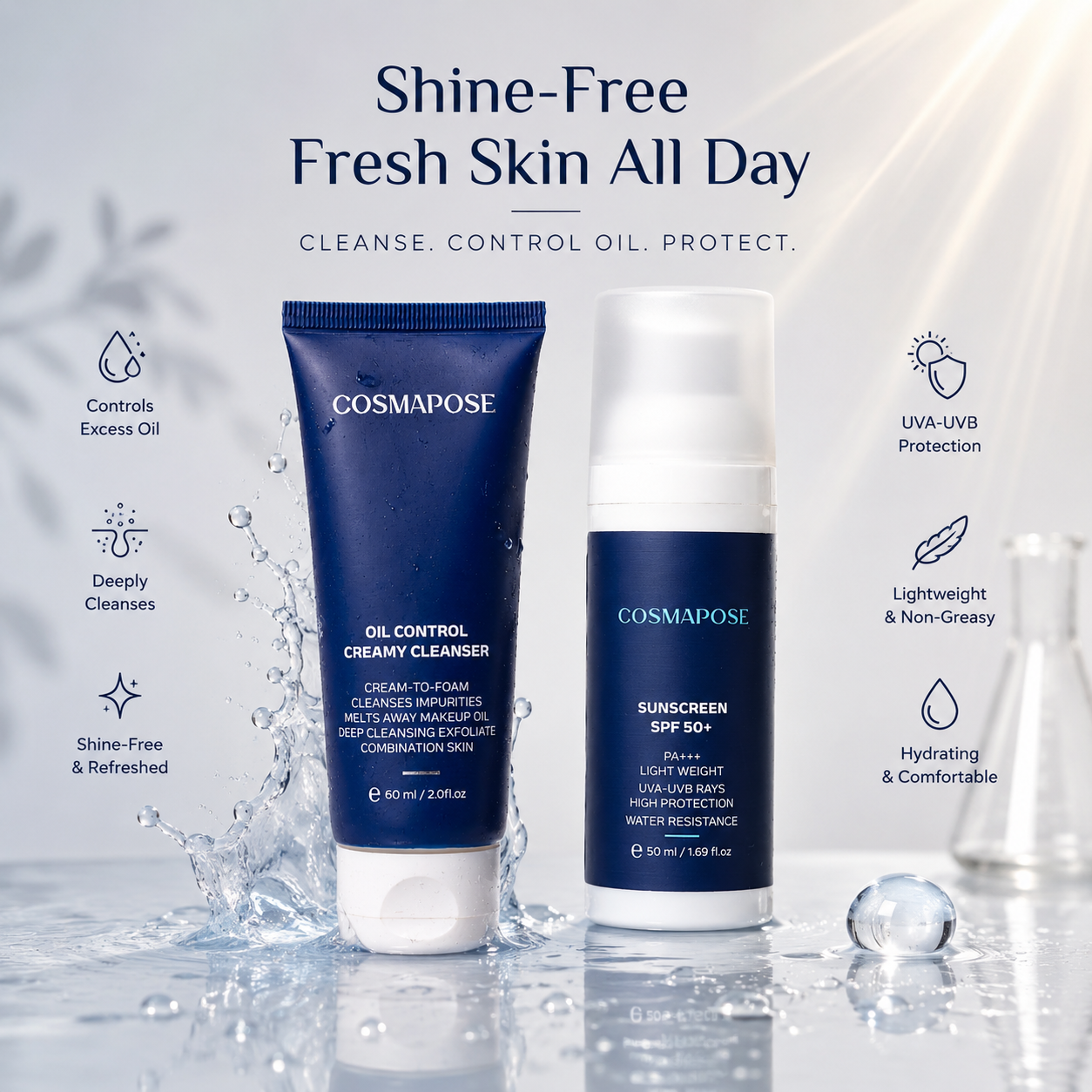 Cosmapose Oil Defence Duo
