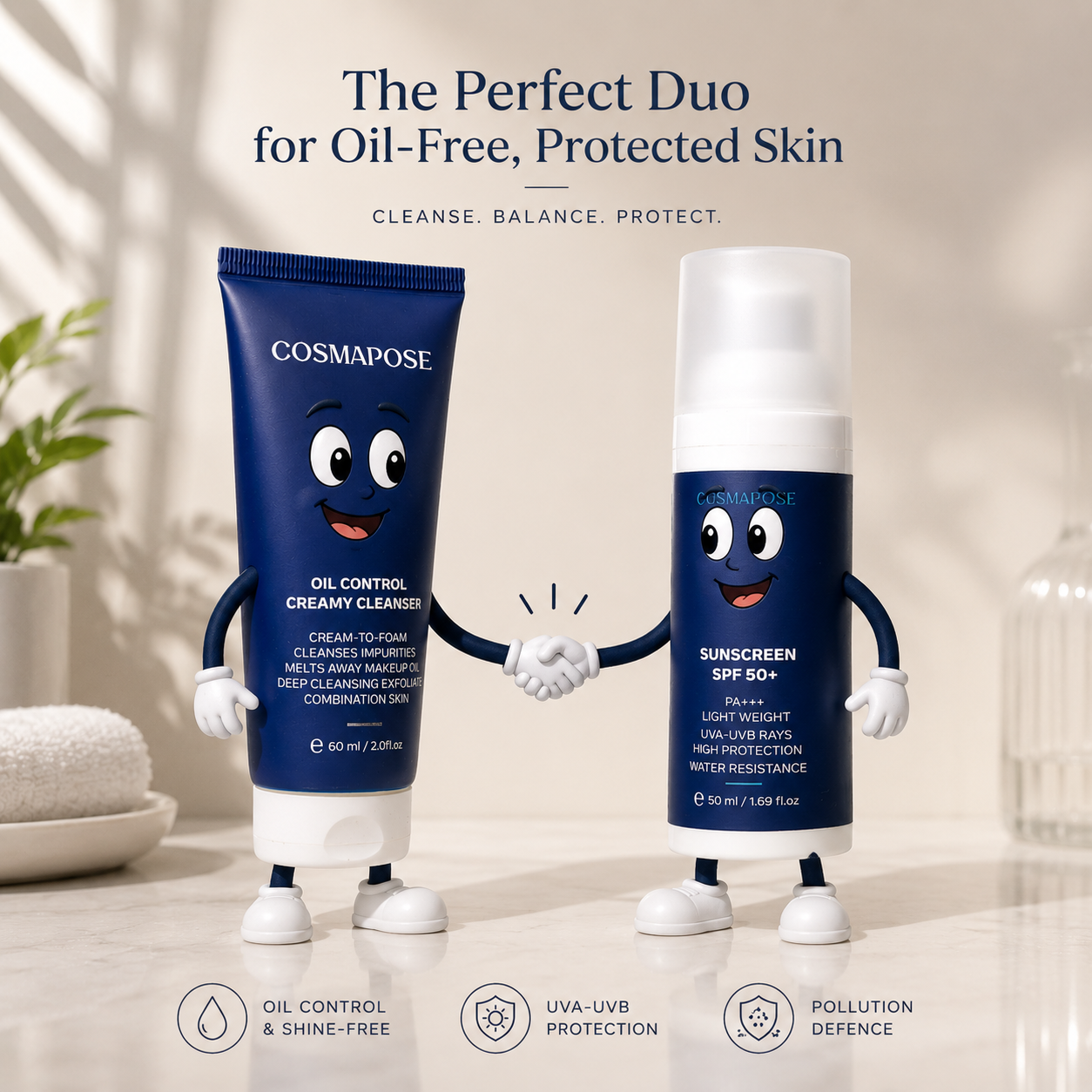 Cosmapose Oil Defence Duo