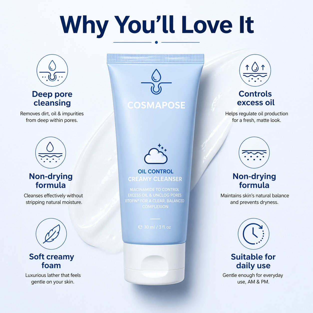 Oil Control Creamy Cleanser