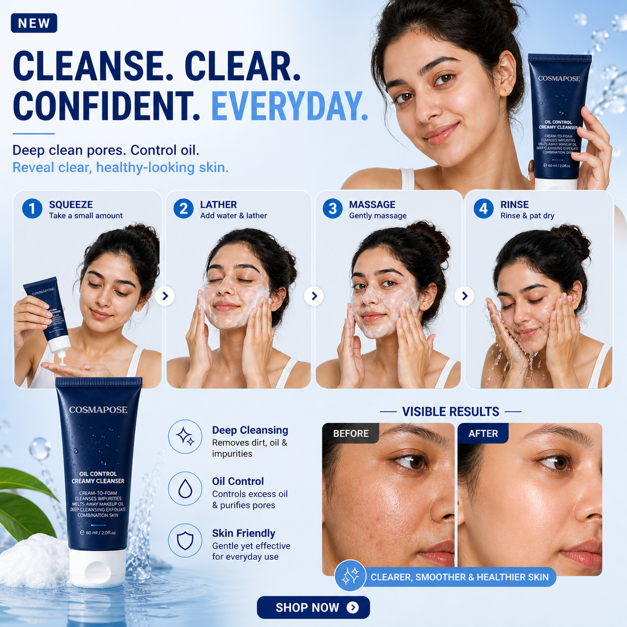 Oil Control Creamy Cleanser