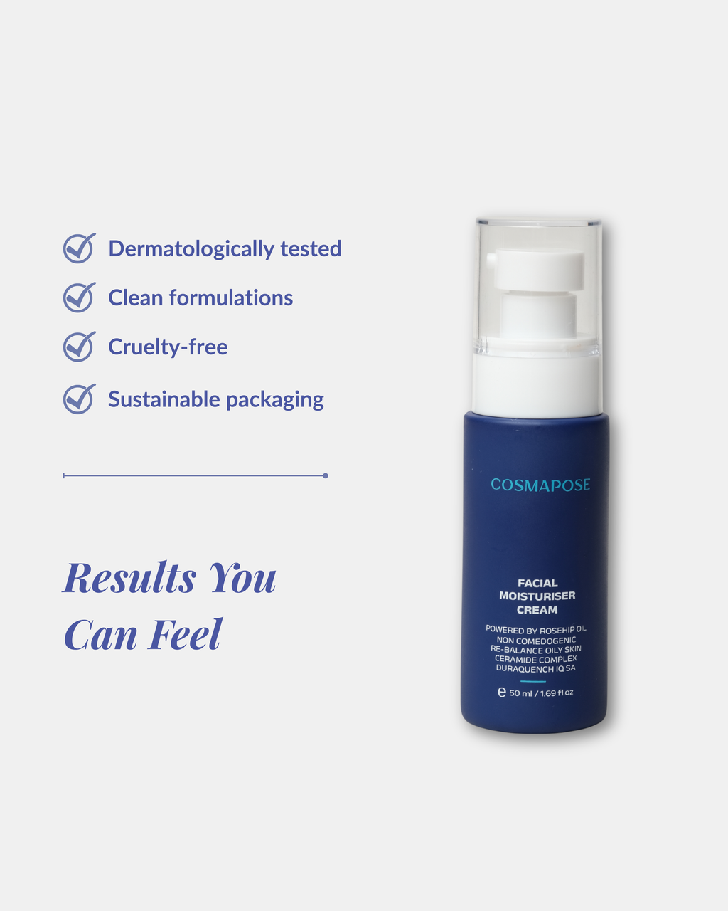 Face moisturiser cream soft smooth silky lightweight