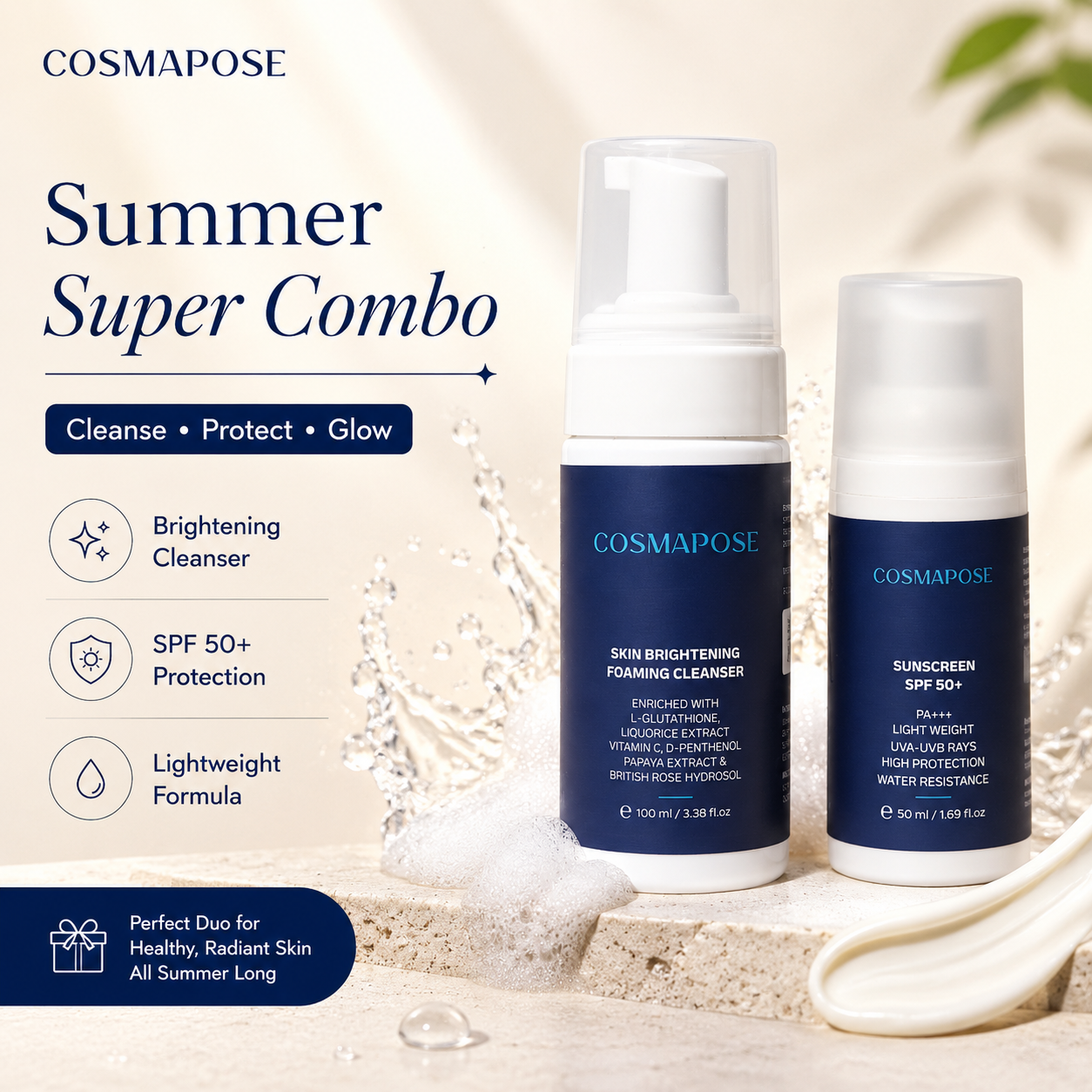 Cosmapose Glow & Protect Duo