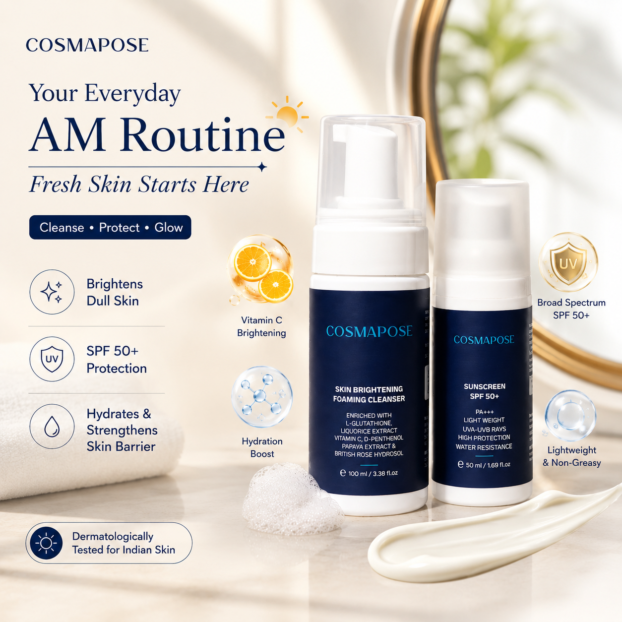 Cosmapose Glow & Protect Duo