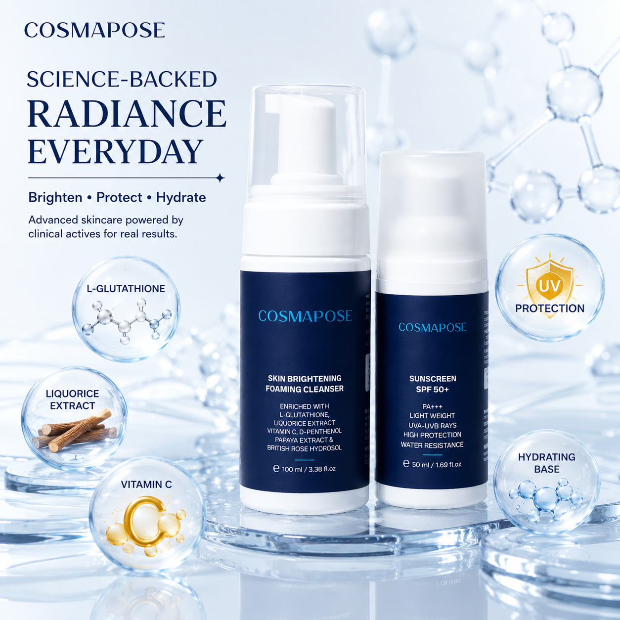 Cosmapose Glow & Protect Duo