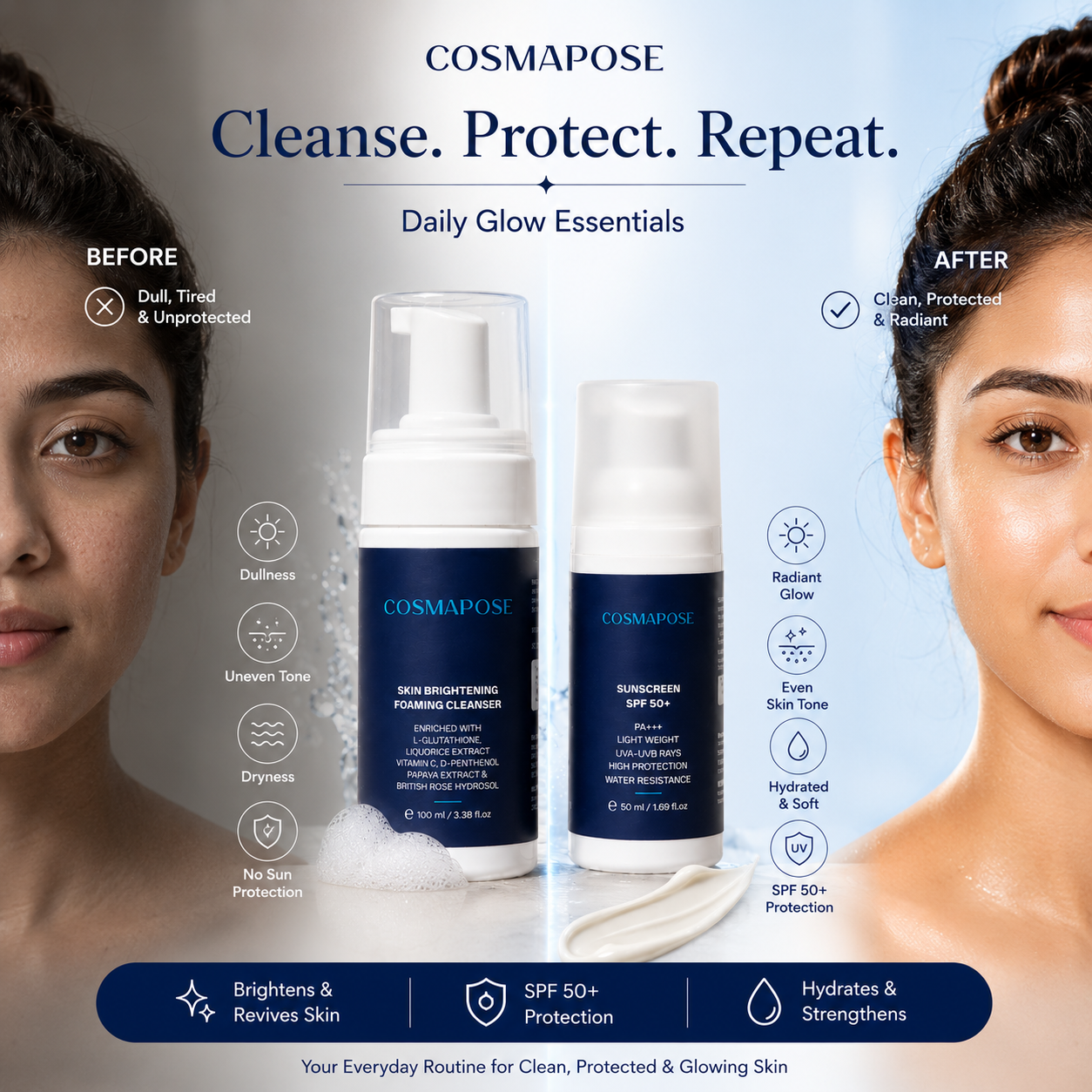Cosmapose Glow & Protect Duo